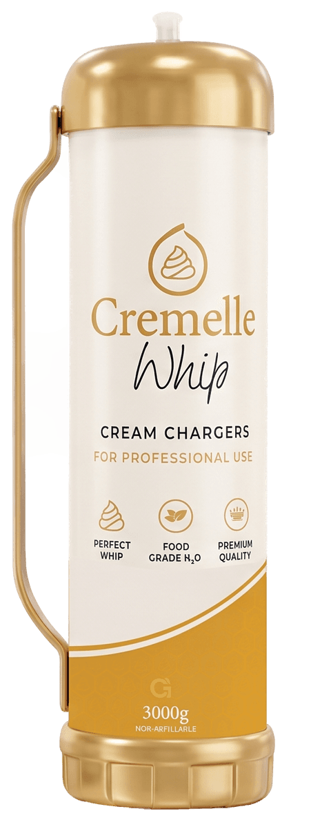 Cremelle Whip 3000g food-grade N2O cream charger canister